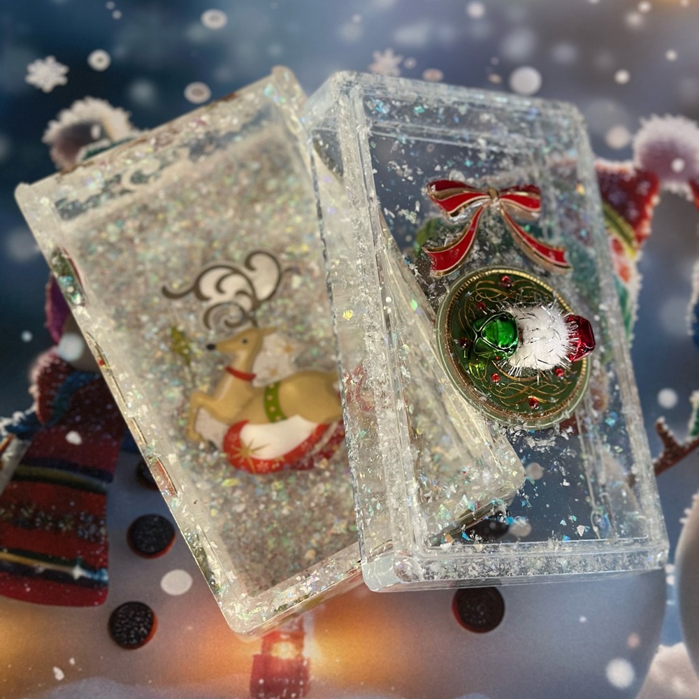 Handmade Christmas Designed Holiday Box